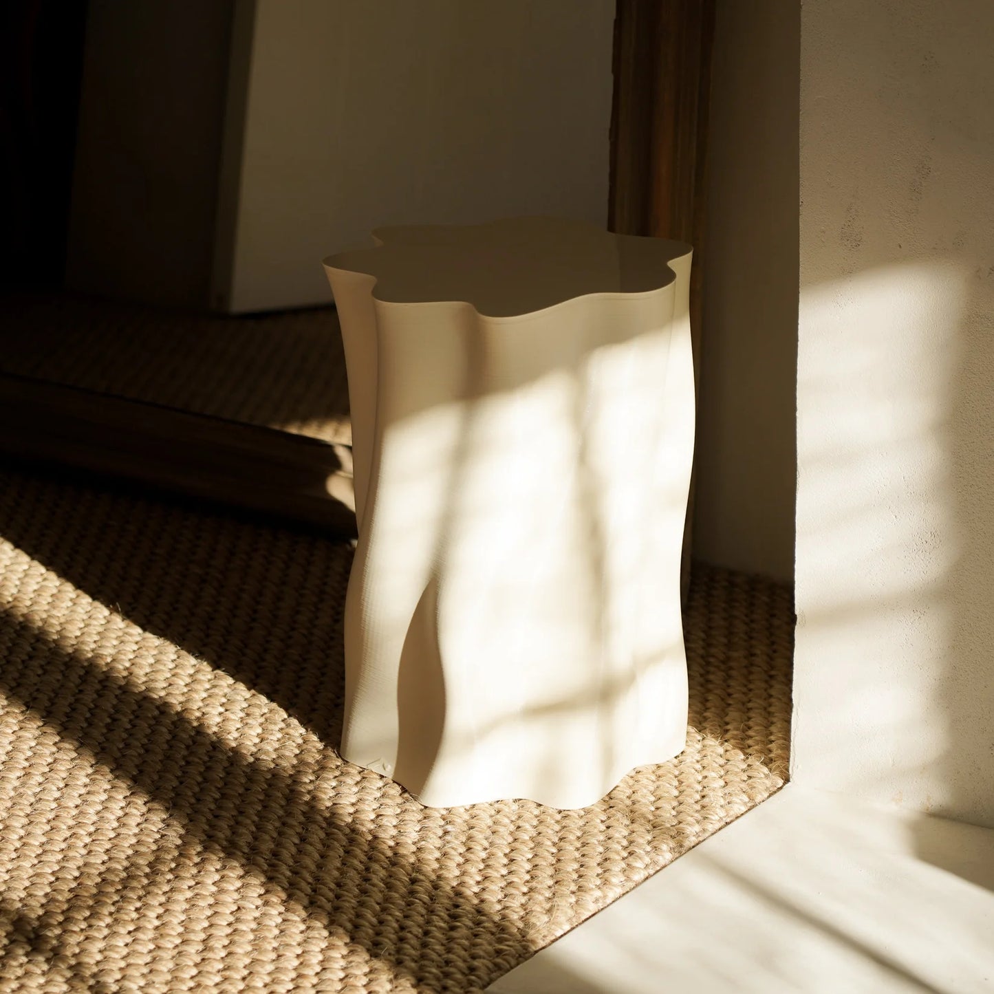 Lulu Stool Large - Eggshell