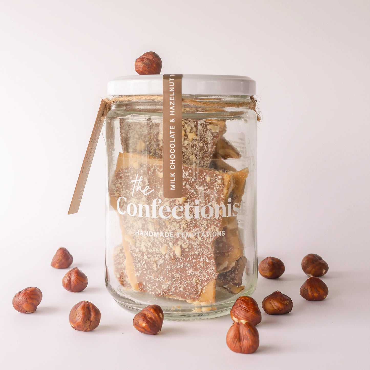 Milk Chocolate & Hazelnut Toffee - 200g Jar