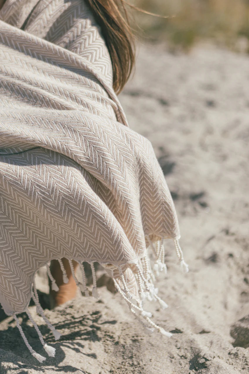 Turkish Towel - Sand