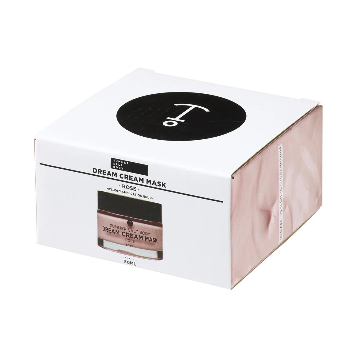 Dream Cream Clay Mask Rose 50ml with Application Brush