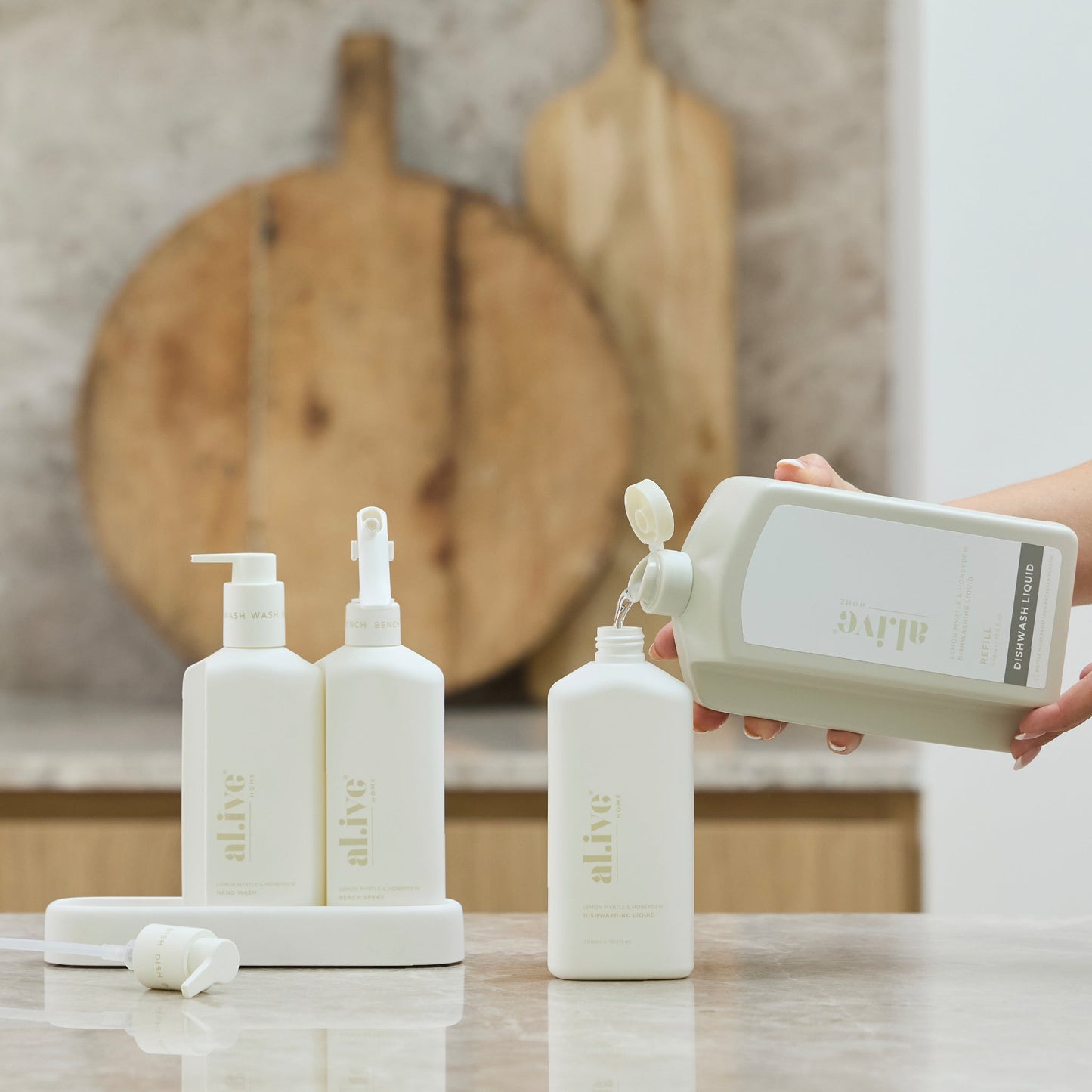 1L Dish Wash Refill - Lemon Myrtle & Honeydew