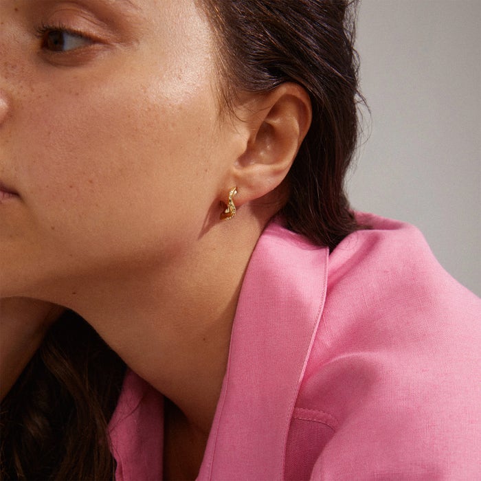 Evra Hoop Earrings - Gold