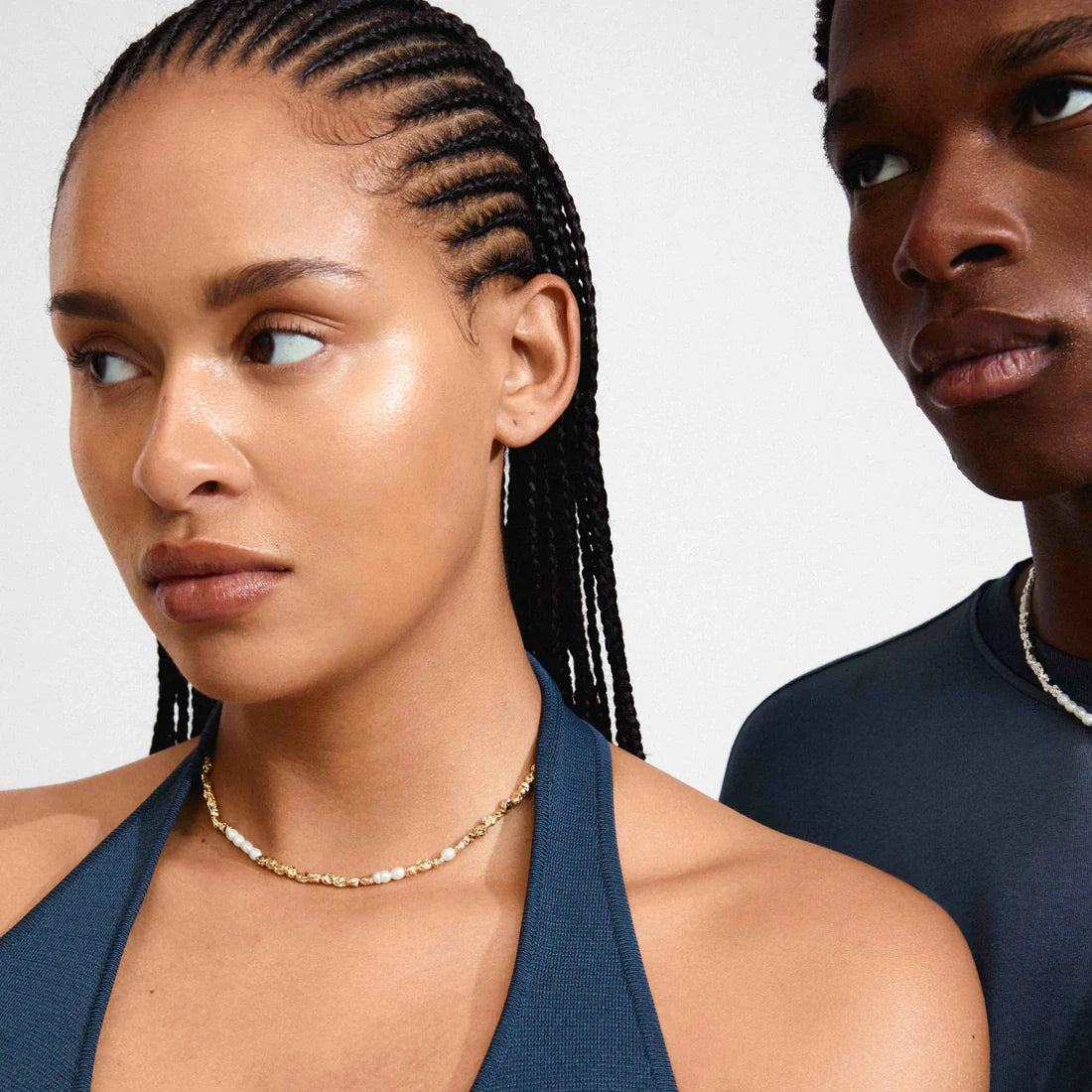 Tide Necklace - Gold with Pearls