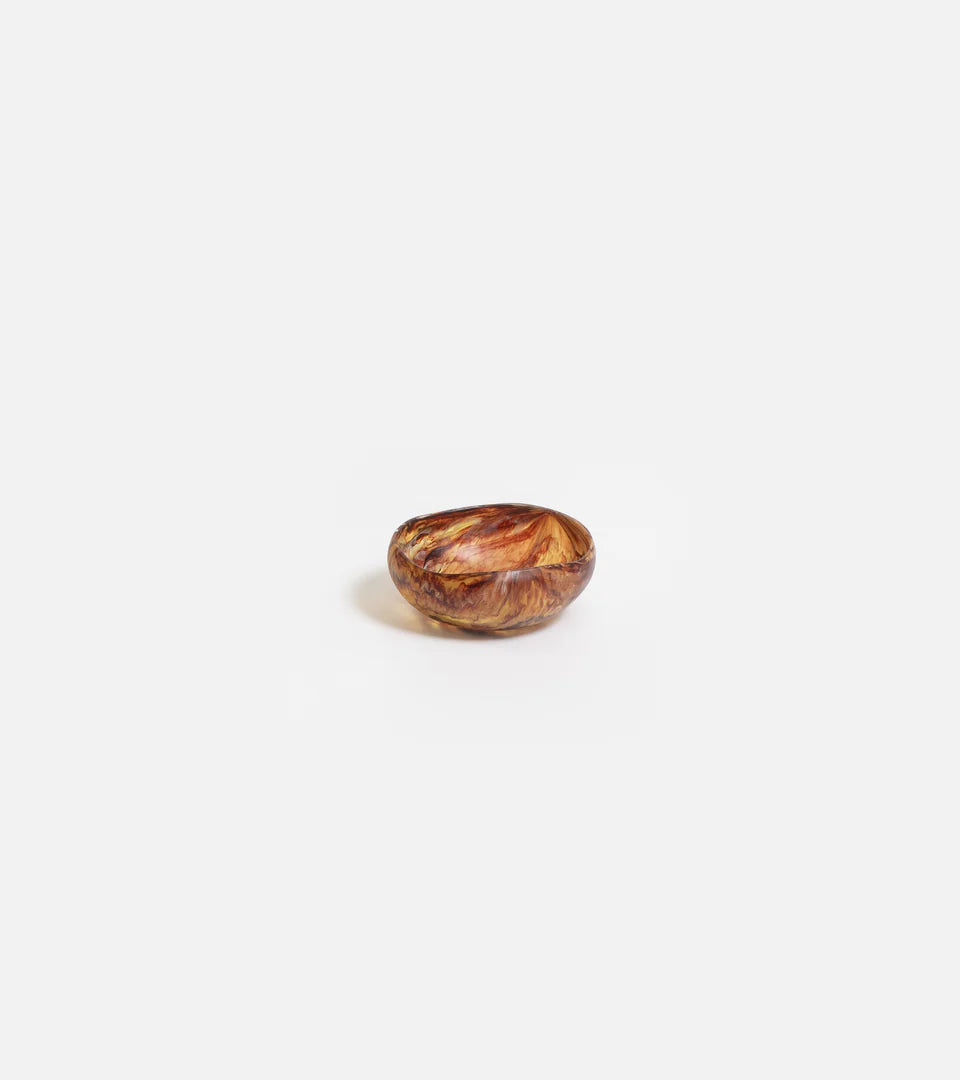 Resin Salad Bowl – Amber
