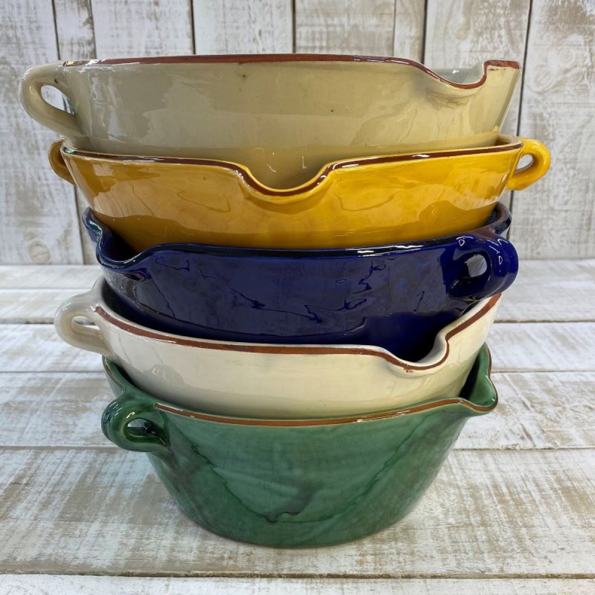 Spanish Terracotta Bowl - Green