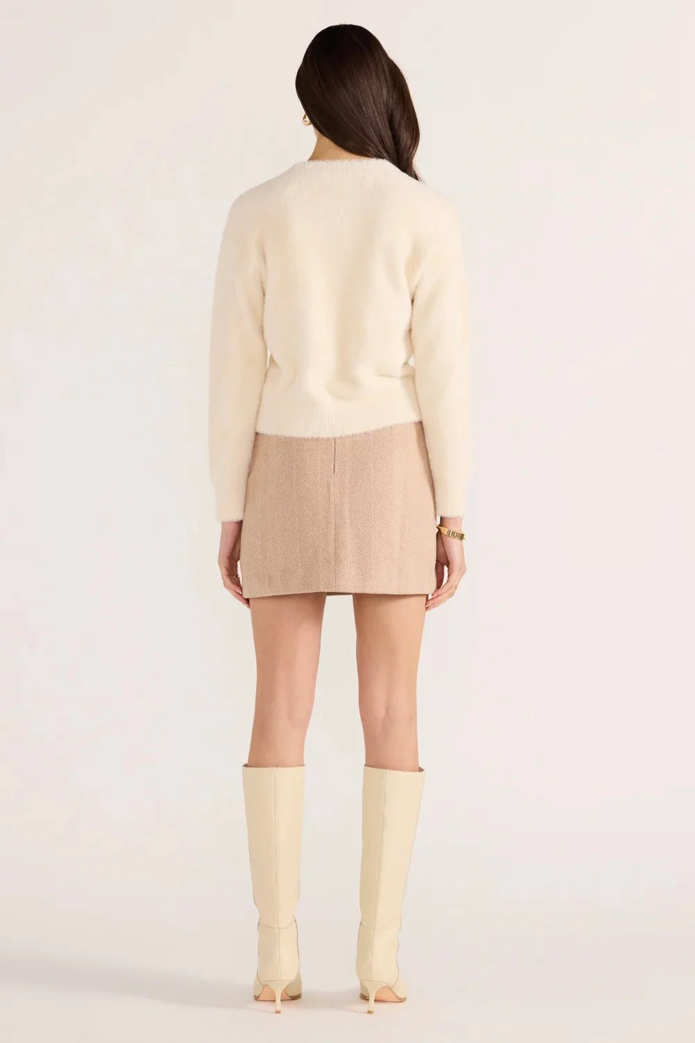 Rowan Fluffy Cardigan - Ivory