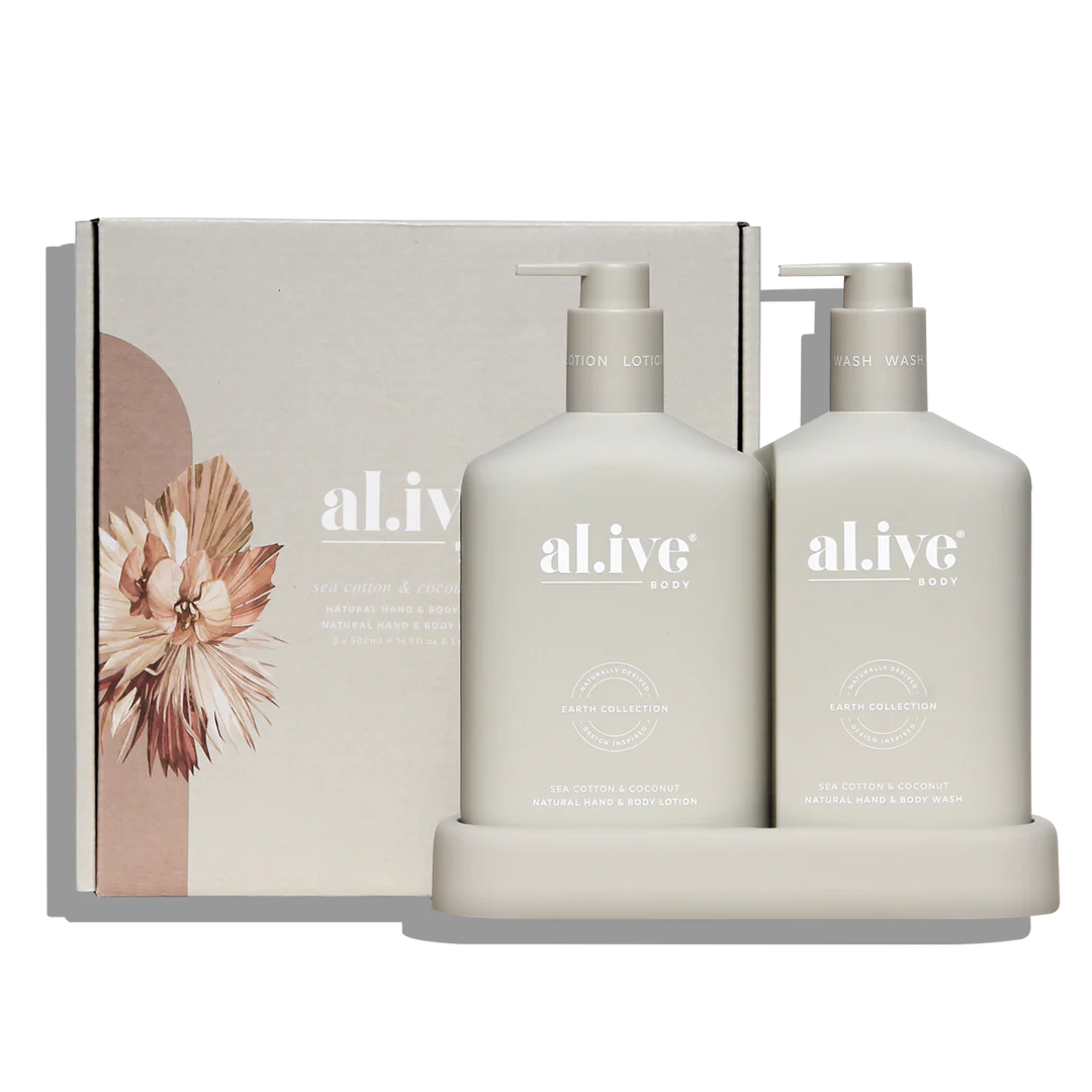 Body 500ml Wash & Lotion Duo – Sea Cotton & Coconut