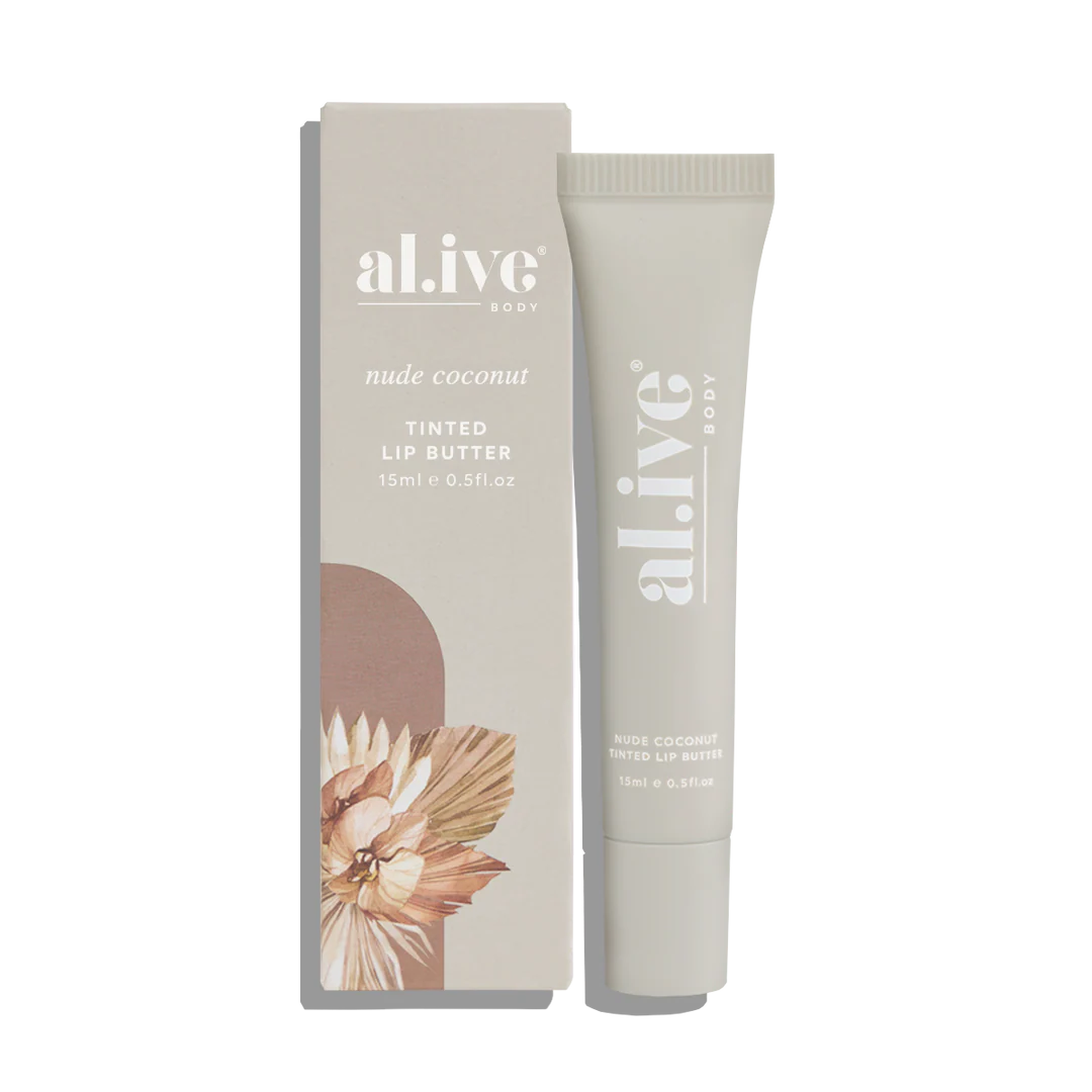 Body Tinted Lip Butter 15ml – Nude Coconut
