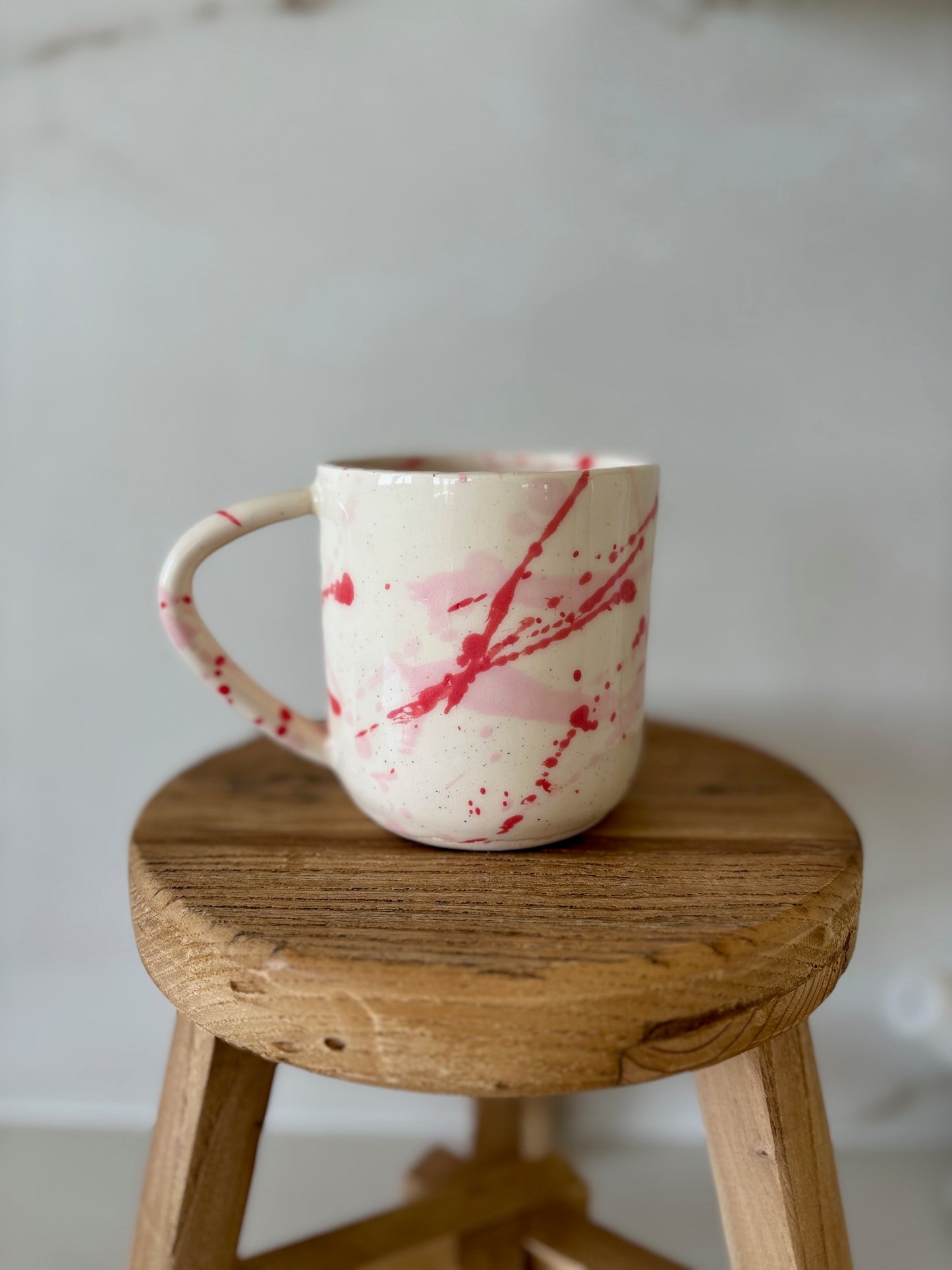Splatter Mug – Red