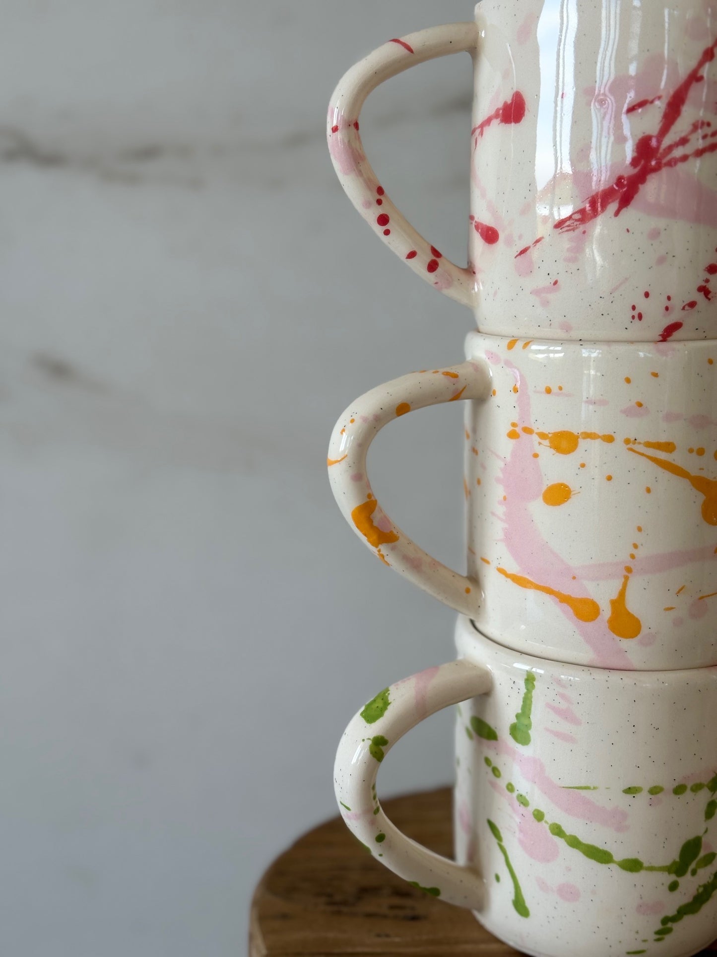 Splatter Mug – Red