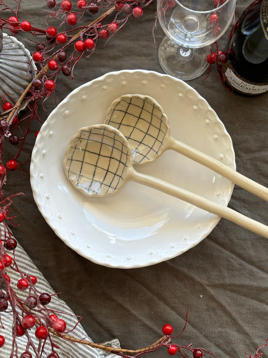 XL Serving Spoon – Chequered