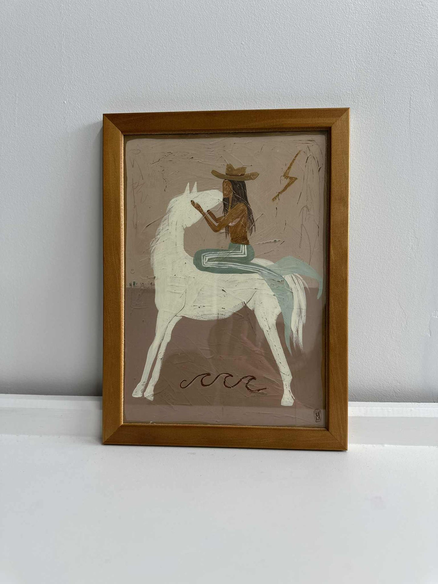 Through Thick or Thin - A4 Framed Print