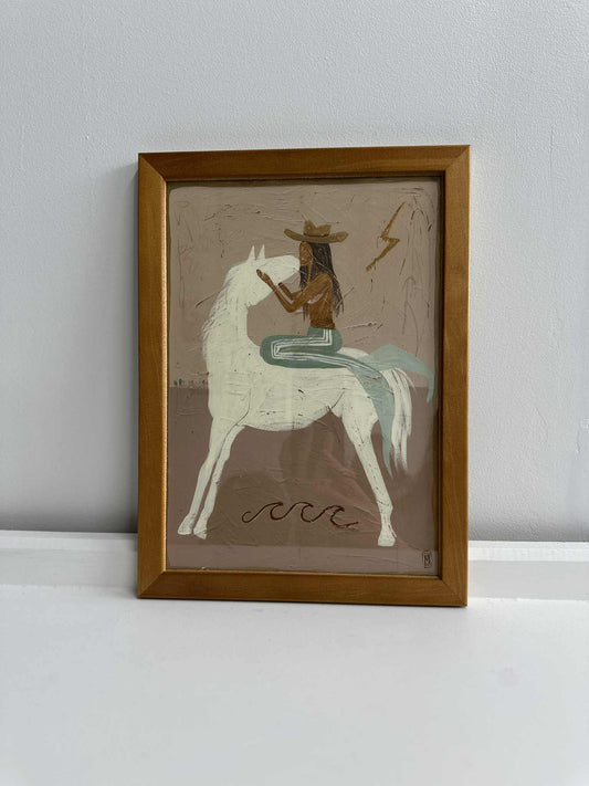 Through Thick or Thin - A4 Framed Print