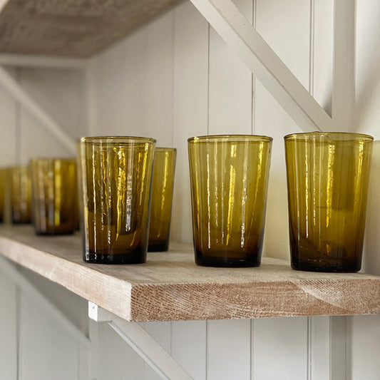 Antique Bronze Glass Tumbler
