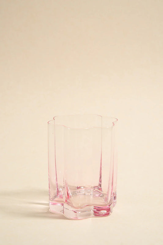 Bloom Wavy Tumbler - Pink