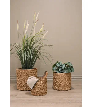 Briar Diamond Baskets - Set of Three