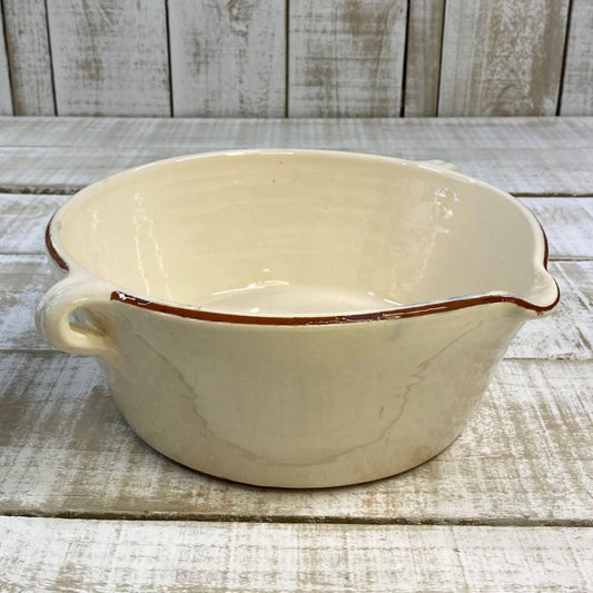 Spanish Terracotta Bowl - Cream