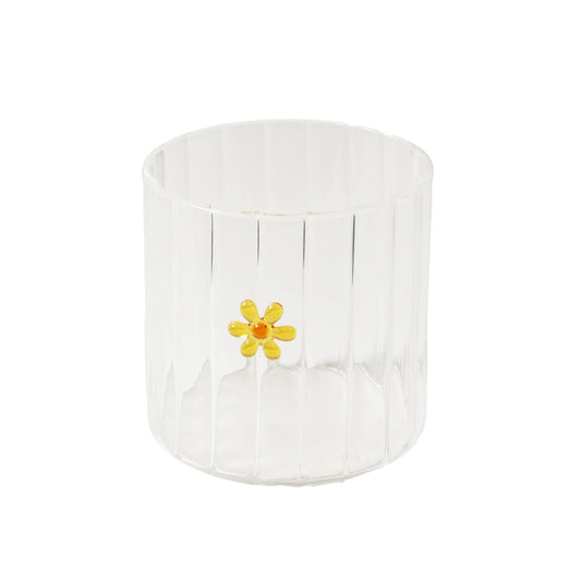 Haven Glass Tumbler - Flower