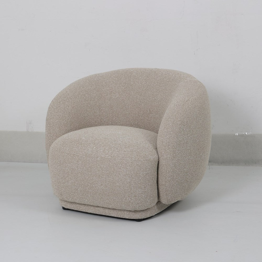 French Swivel Chair - Beige