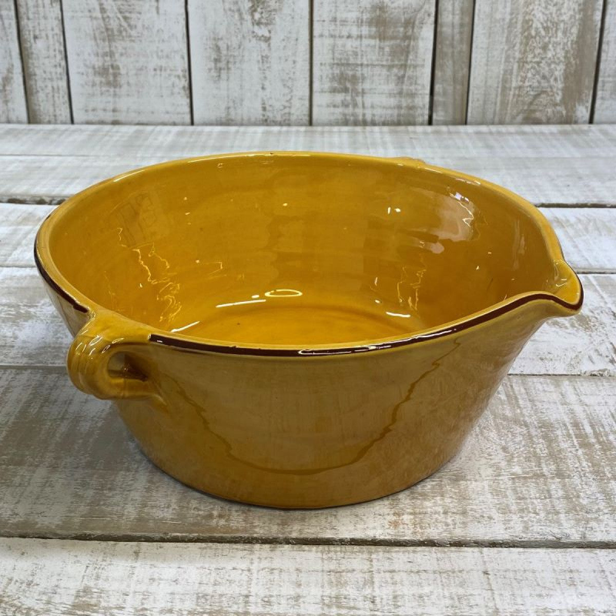 Spanish Terracotta Bowl - Gold