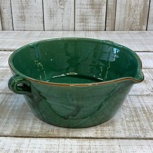 Spanish Terracotta Bowl - Green