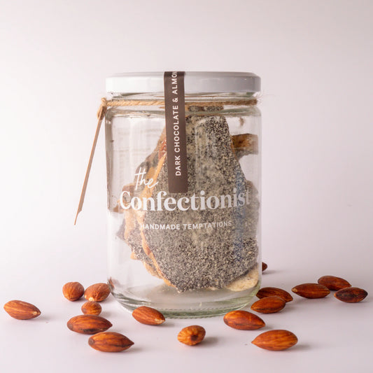 Dark Chocolate & Almond Toffee - 200g Jar