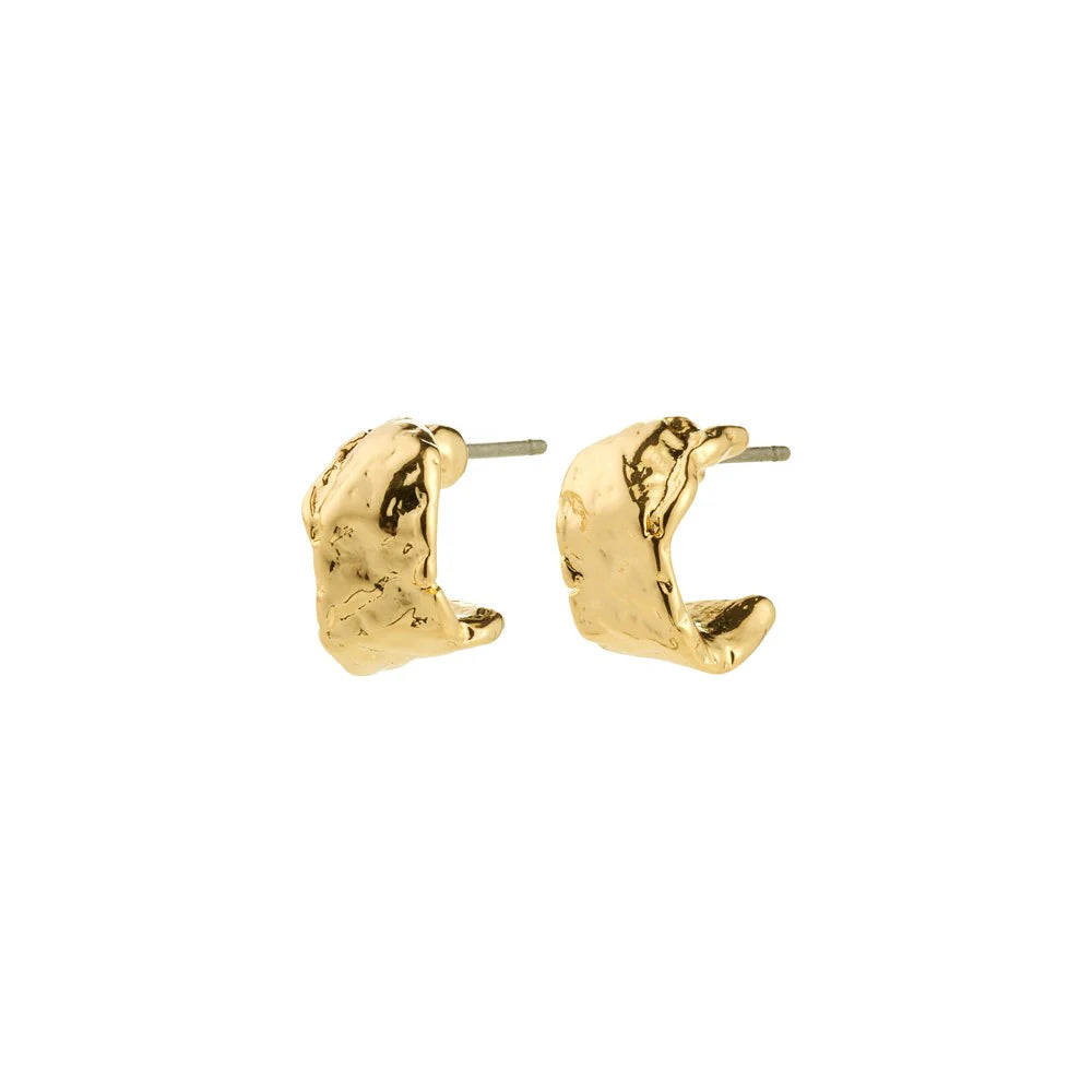 Instant Recycled Earrings - Gold Plated