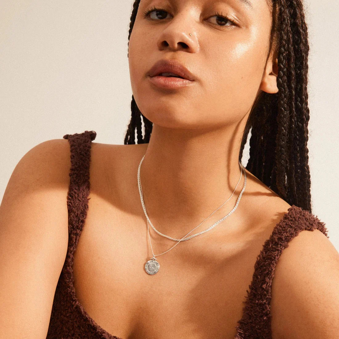 Nomad Necklace -Silver Plated