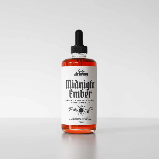 Midnight Ember - Smokey Pepper & Garlic Finishing Oil