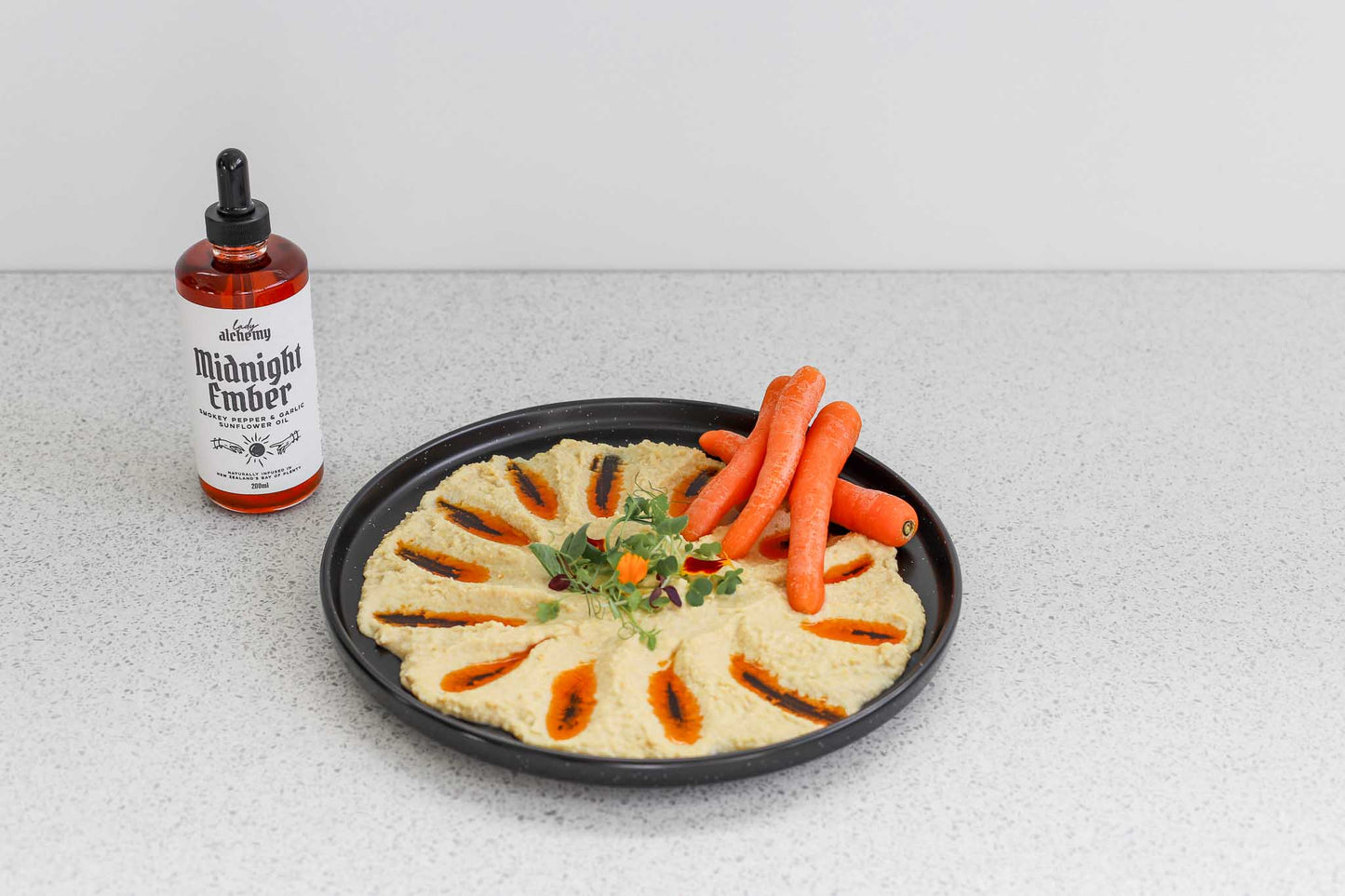Midnight Ember - Smokey Pepper & Garlic Finishing Oil