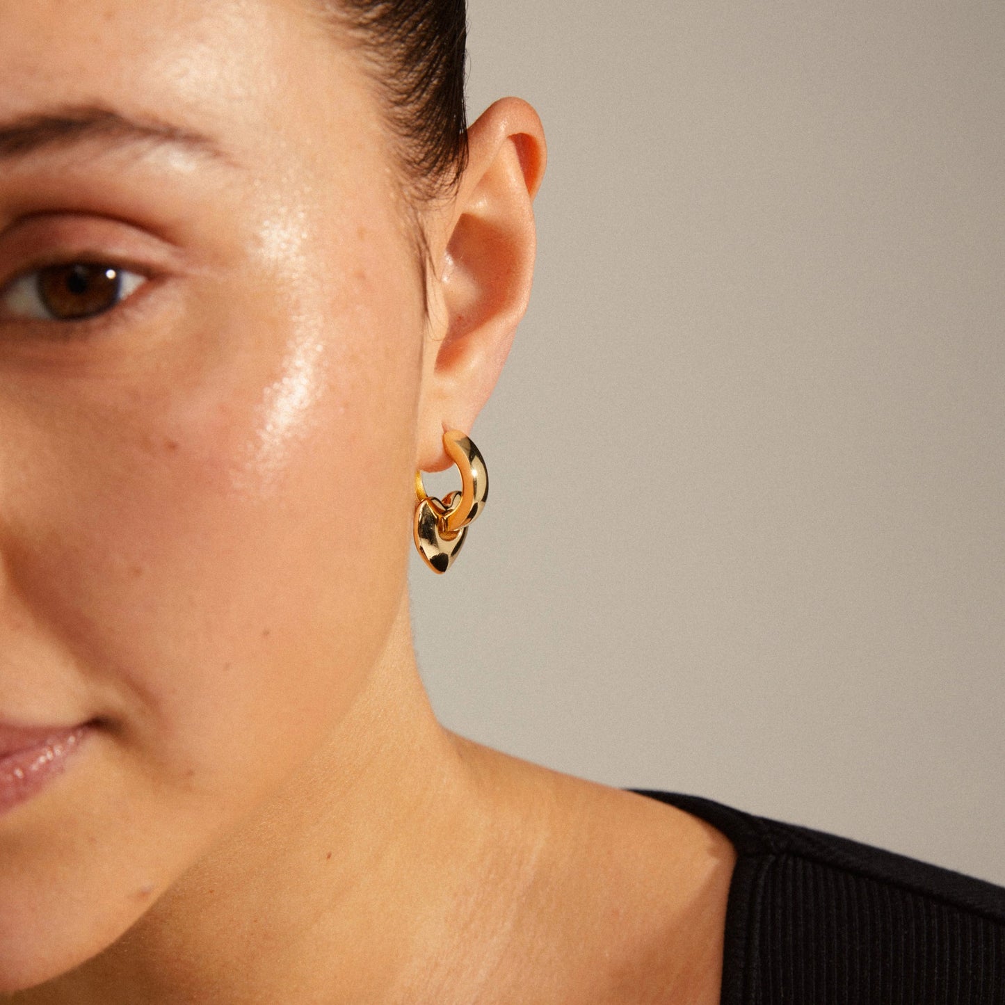 Iokaste Chunky Hoops - Gold Plated