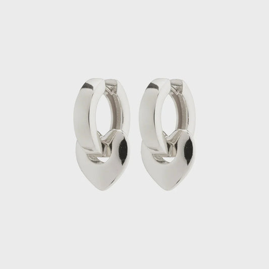 Iokaste Chunky Hoops - Silver Plated