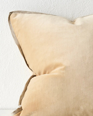 Francesca Mustard Cushion 50 x 50