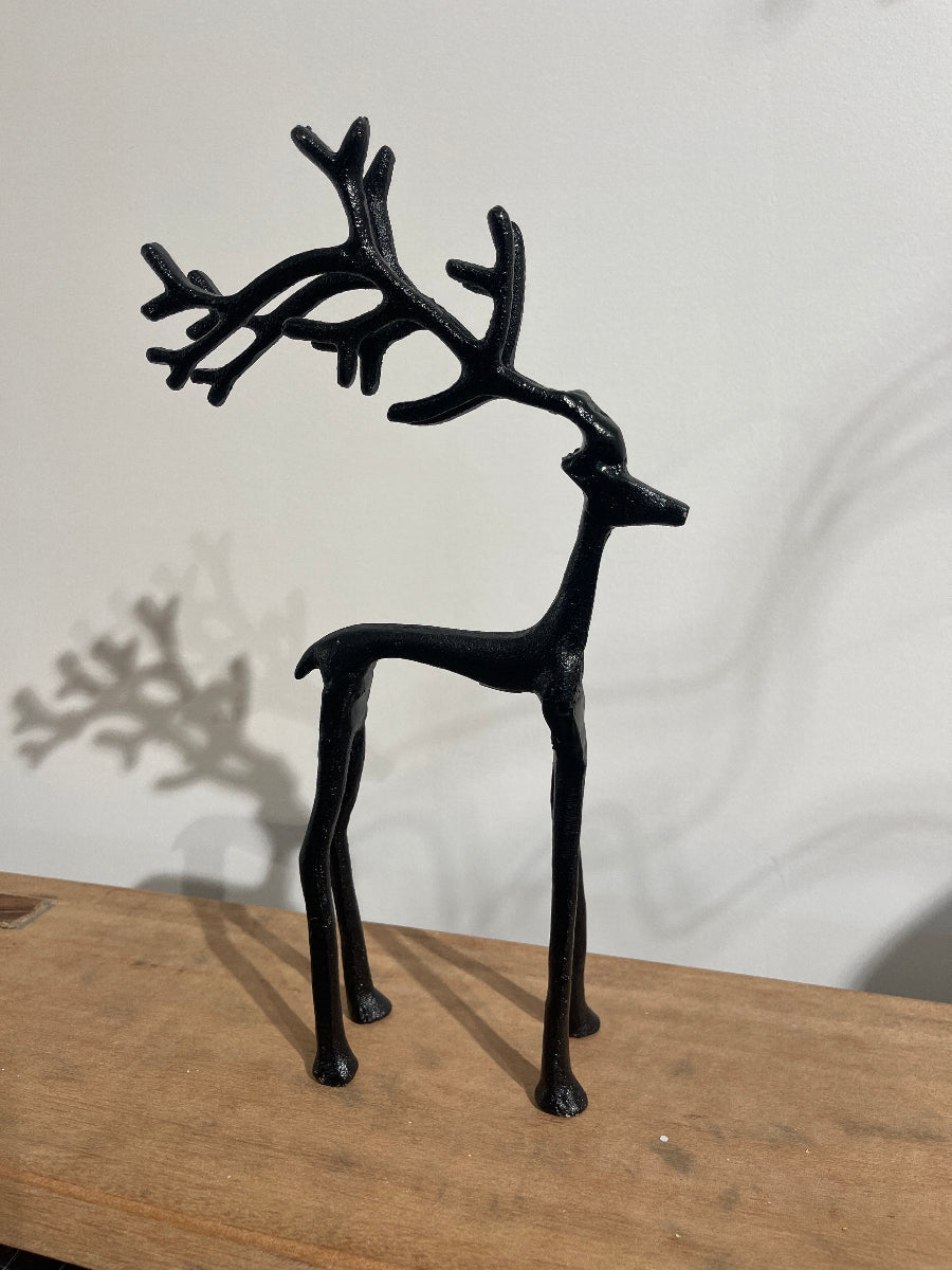 Standing Metal Reindeer Medium