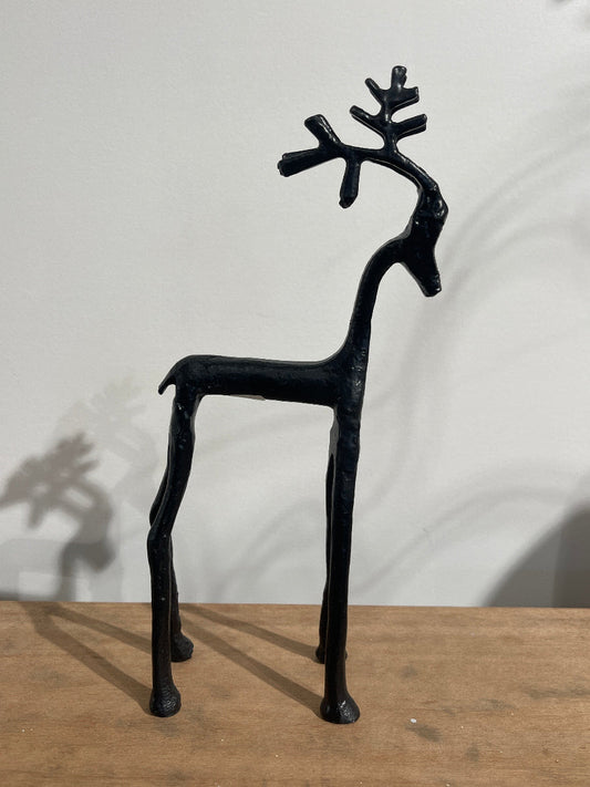 Standing Metal Reindeer Small