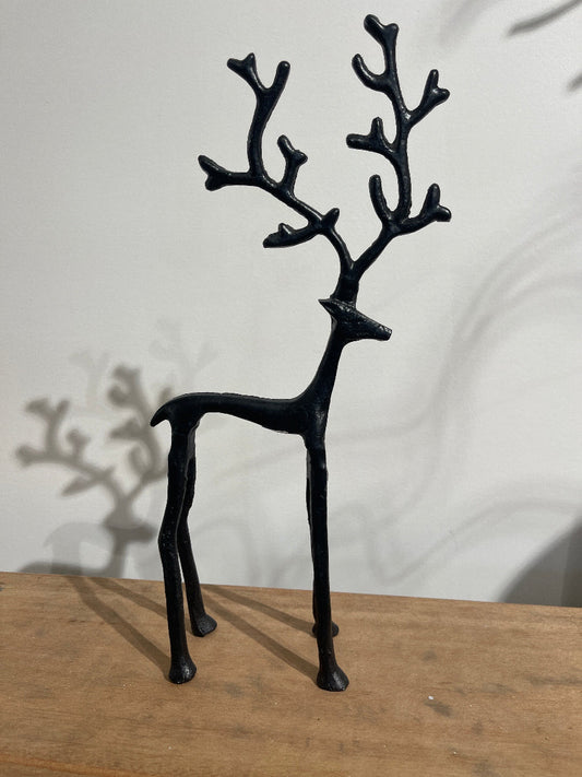 Standing Metal Reindeer Large
