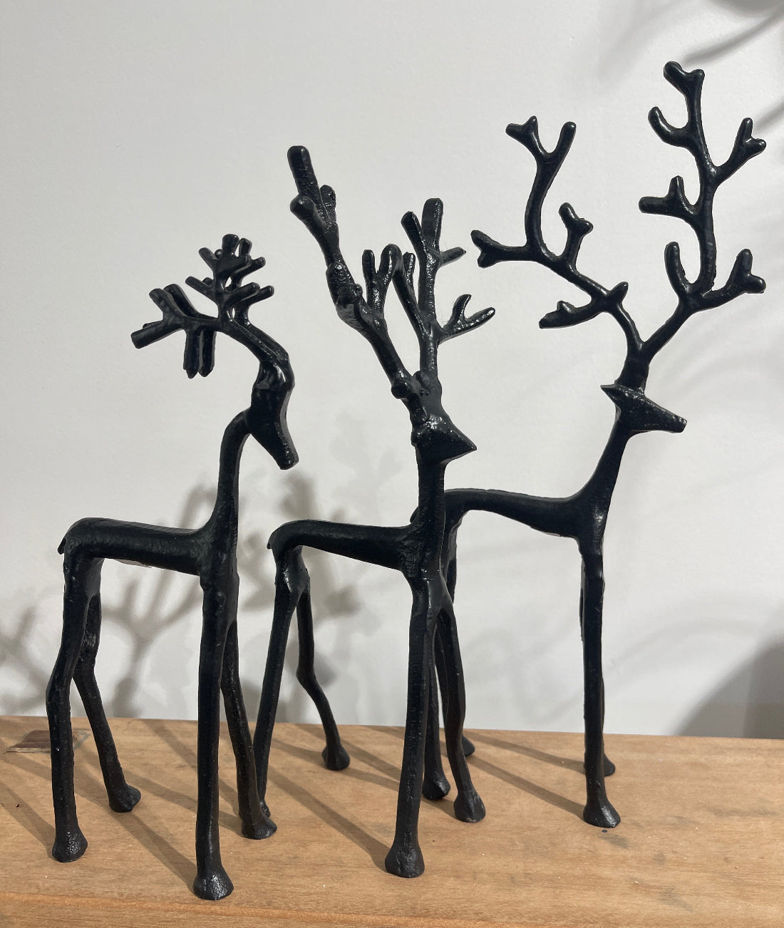 Standing Metal Reindeer Medium