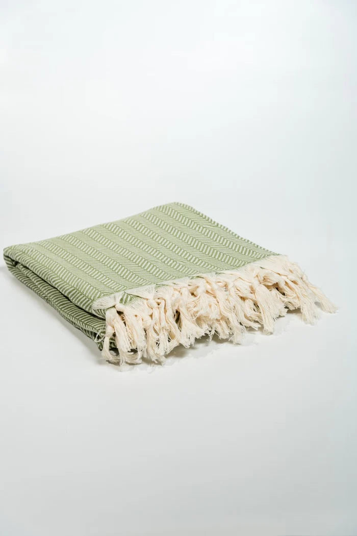 Beach Blanket / Throw - Olive