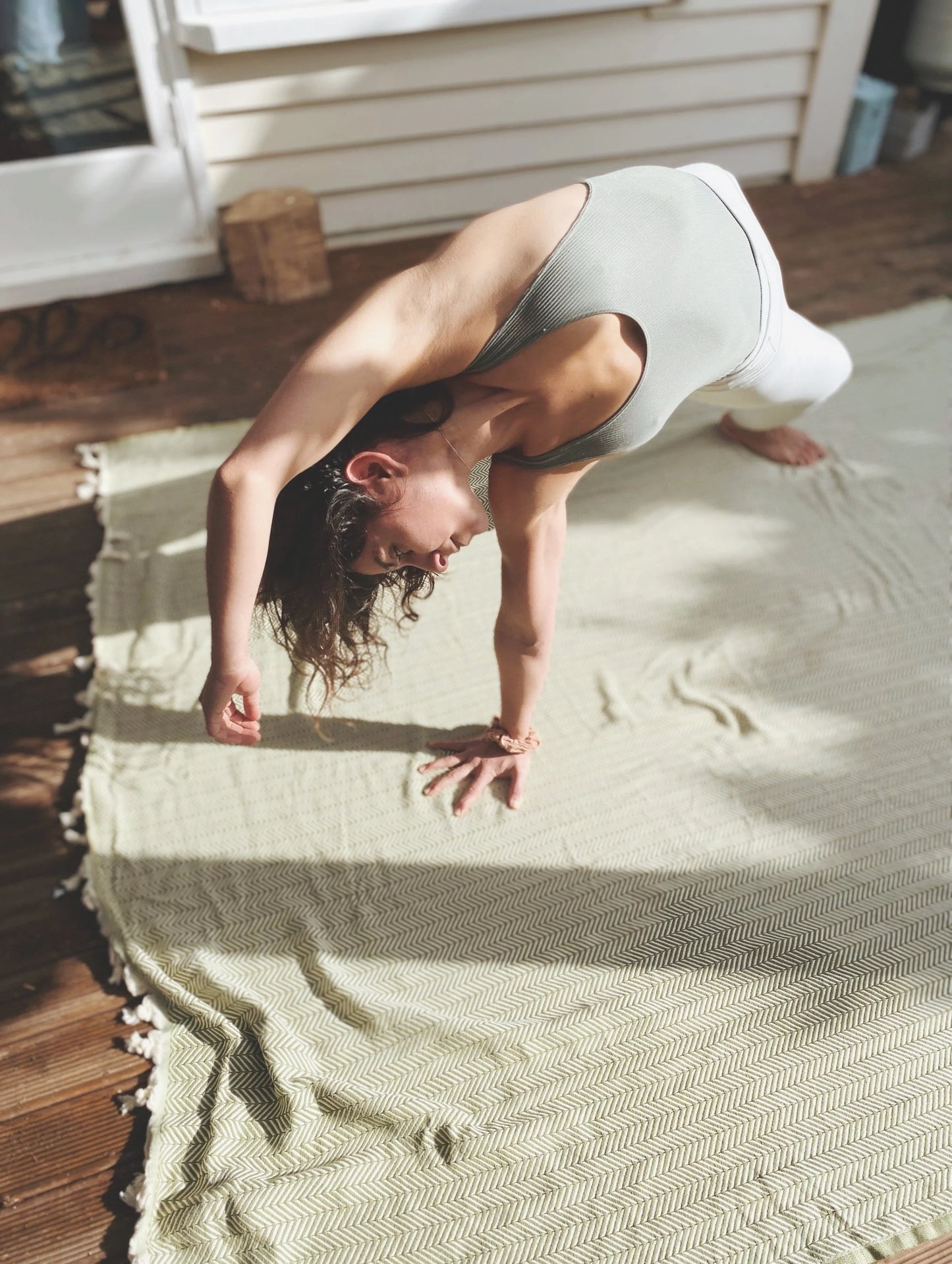 Beach Blanket / Throw - Olive