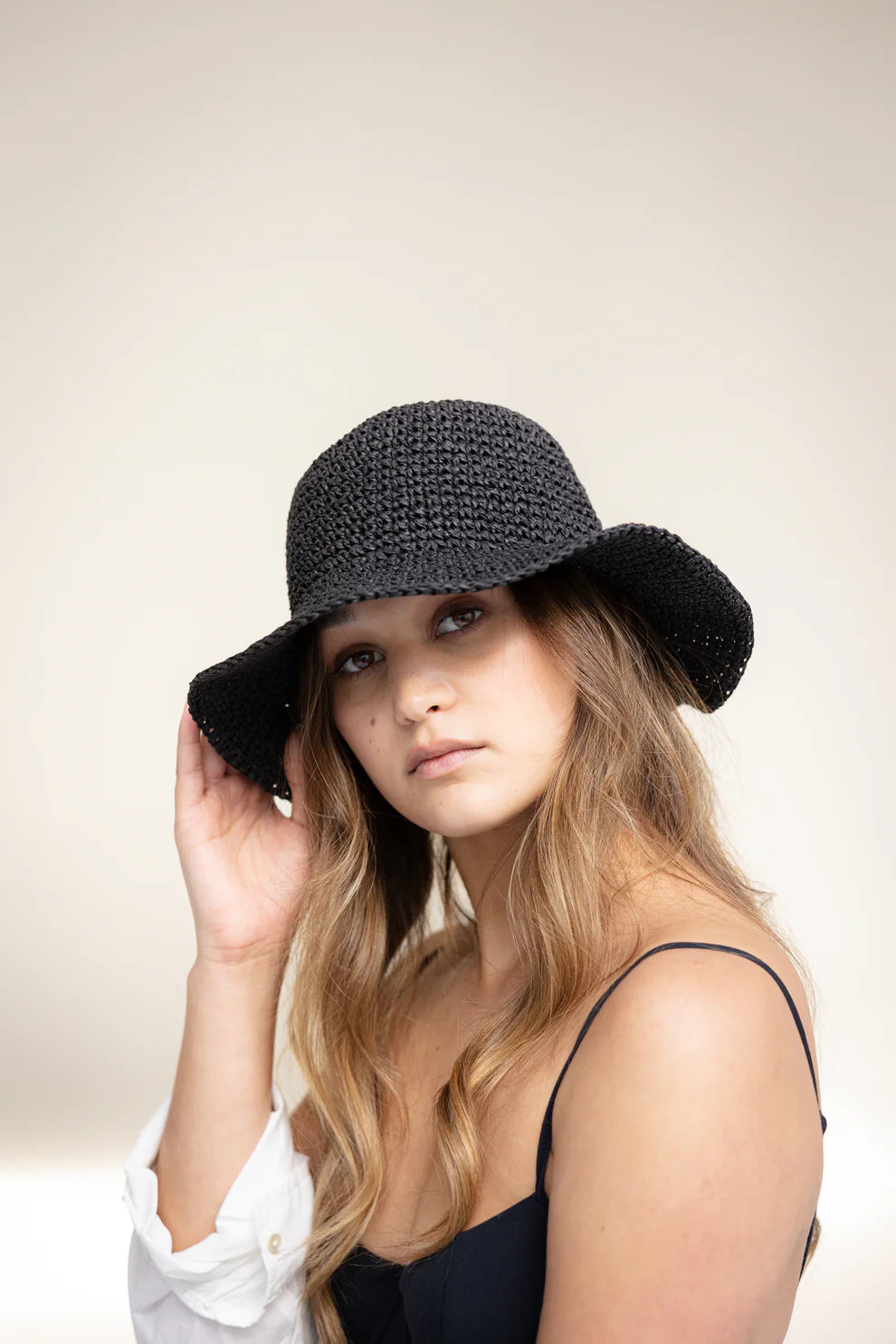 So Relaxed Sun Hat - Black