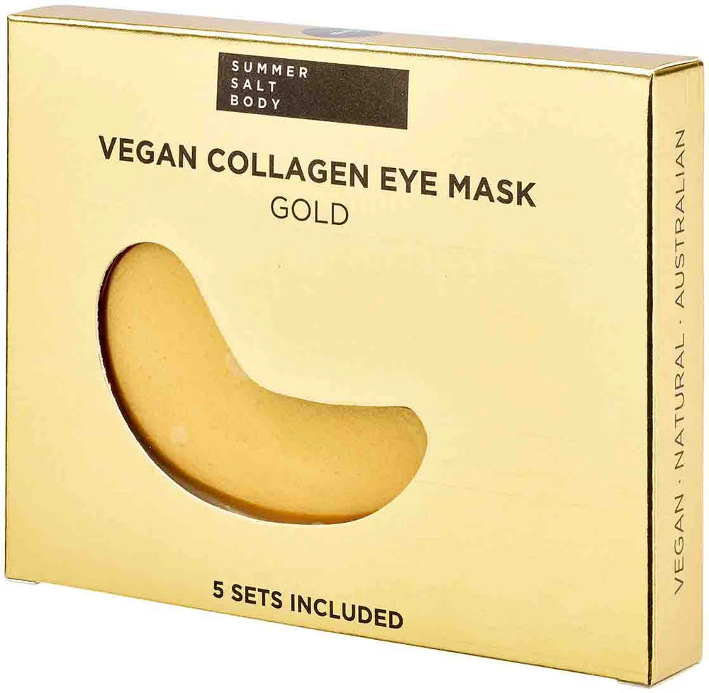 Vegan Collagen Eye Mask - Gold