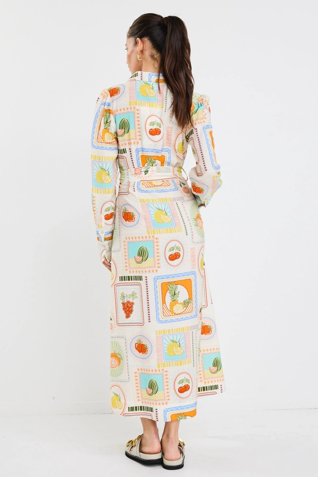 Sentiment Maxi Shirt Dress