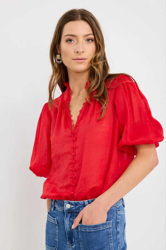 Continuance Button Top - Poppy