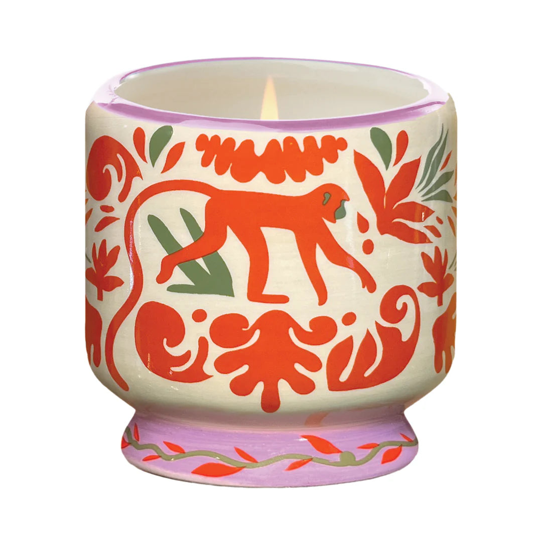 A Dopo 226g Jungle Ceramic Candle - Coconut & Amber