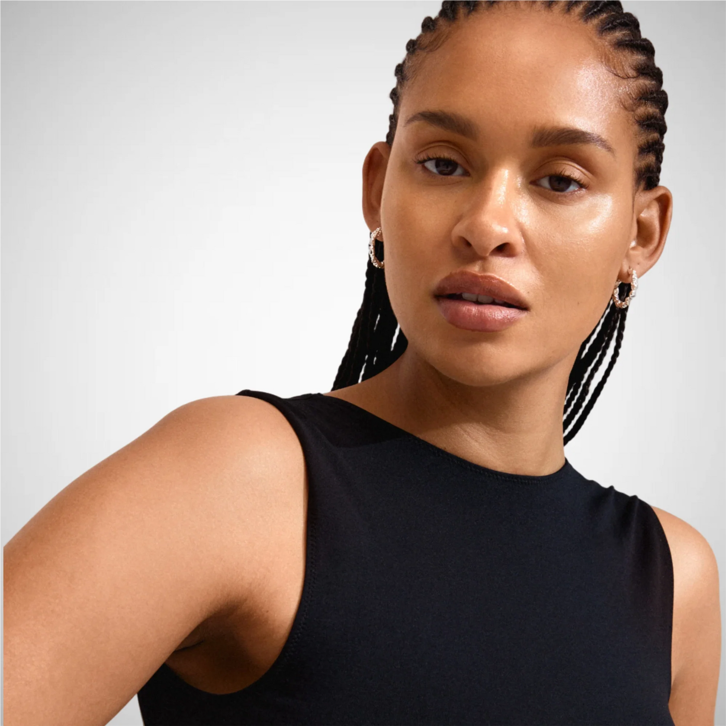 Tide Hoop Earrings - Silver