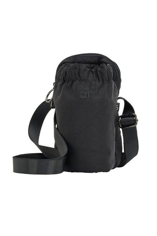 Water Bottle + Phone Bag - Black