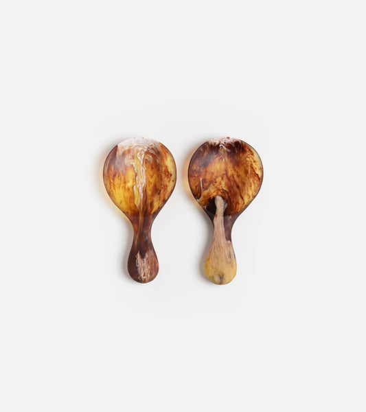 Resin Salad Servers – Amber