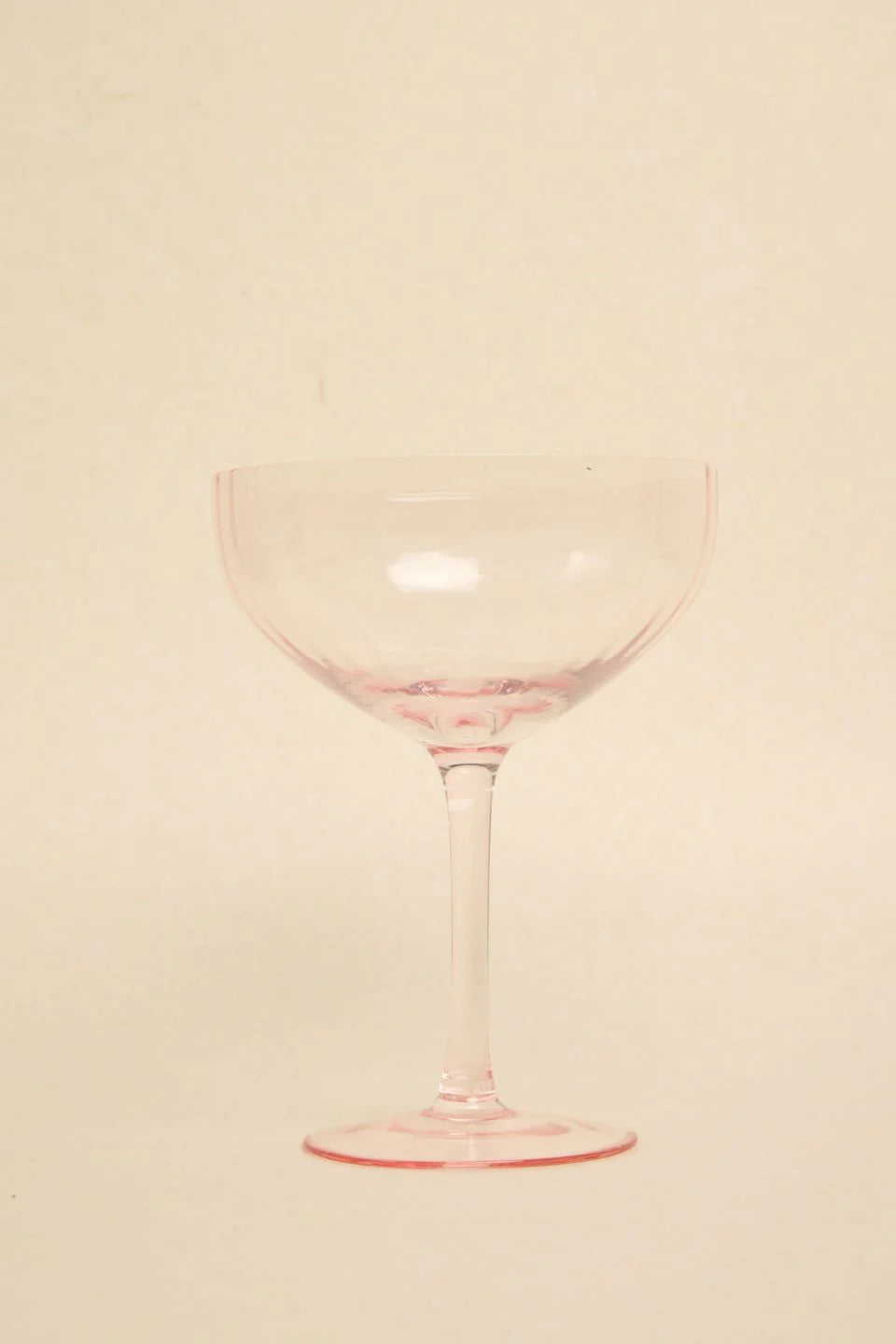 Ripple Cocktail Glass - Pink