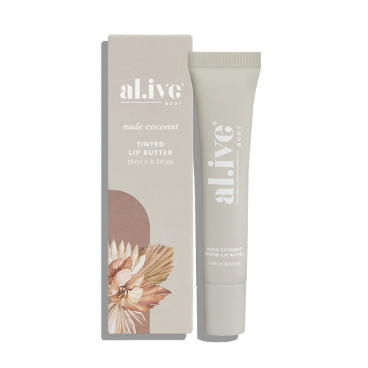 Body Tinted Lip Butter 15ml – Nude Coconut