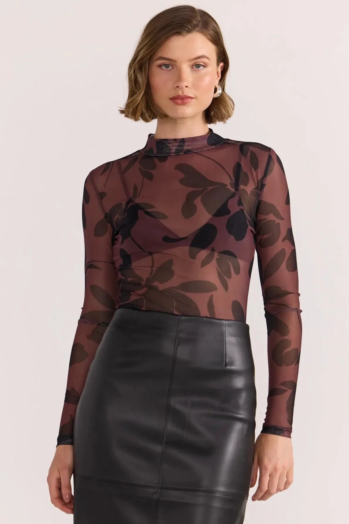 Olina Mesh Top